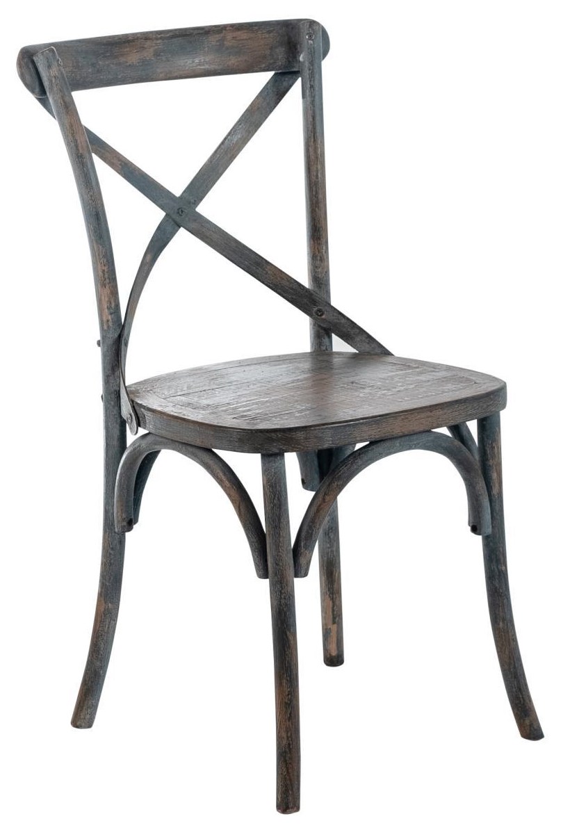 Antique blue dining new arrivals chairs